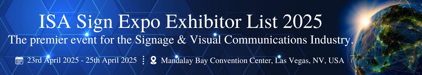 ISA Sign Expo - Exhibition Details