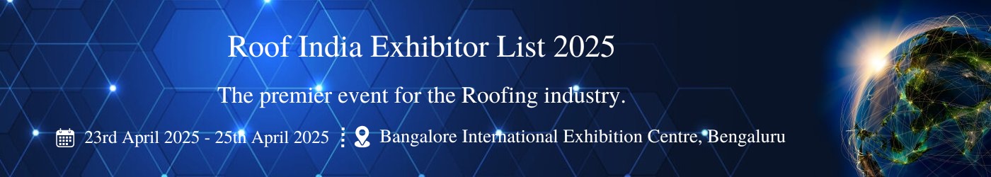 Roof India - جزئیات نمایشگاه