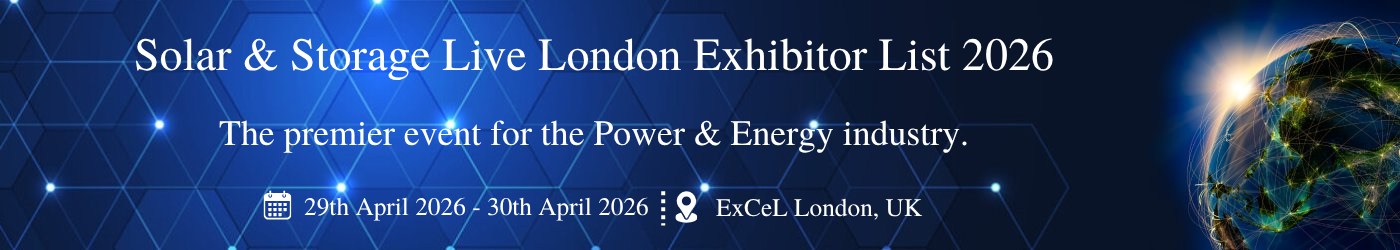 Solar & Storage Live London - Exhibition Details