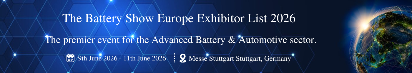 THE BATTERY SHOW - EUROPE - Exhibition Details