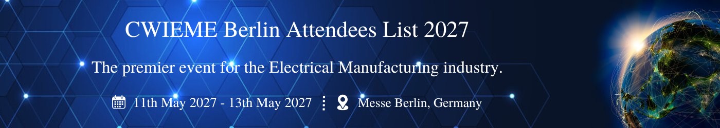 CWIEME Berlin - جزئیات نمایشگاه